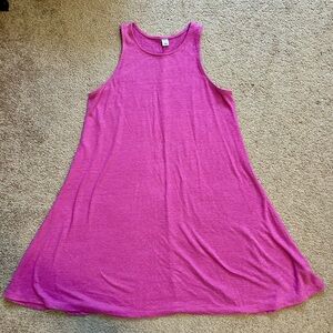 Old Navy Fuchsia Knit Swing Dress